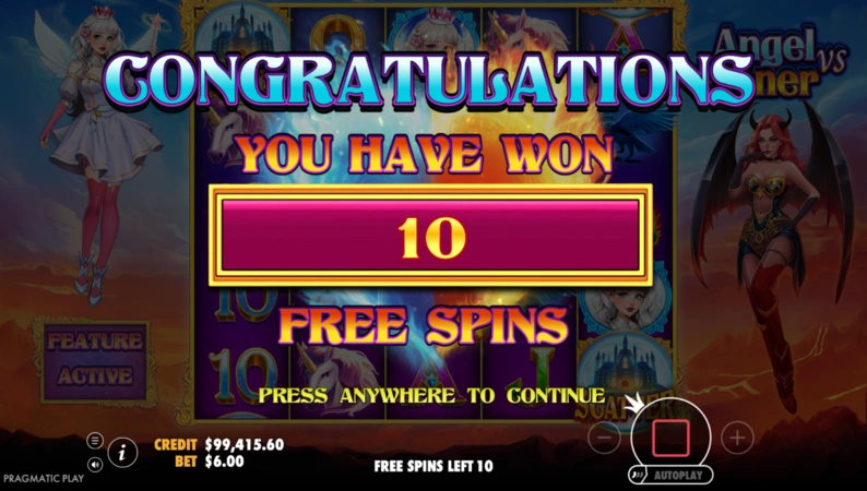 Angel vs Sinner Slot Pulsuz Spinləri
