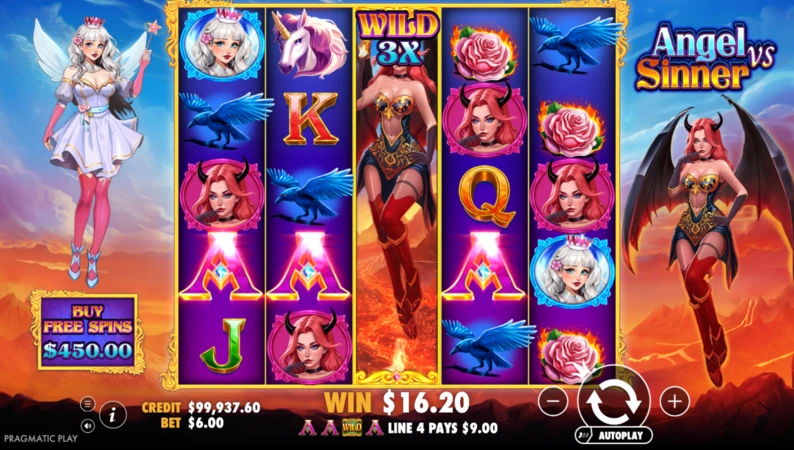Angel vs Sinner Slot Teması